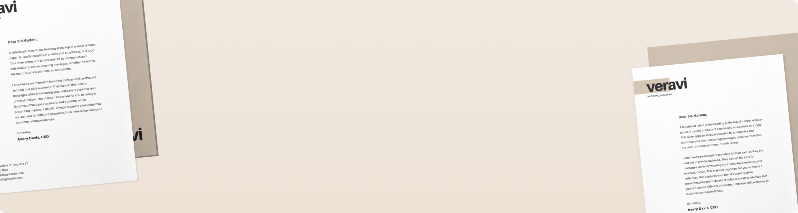 Beautiful, professional letterheads with Canva