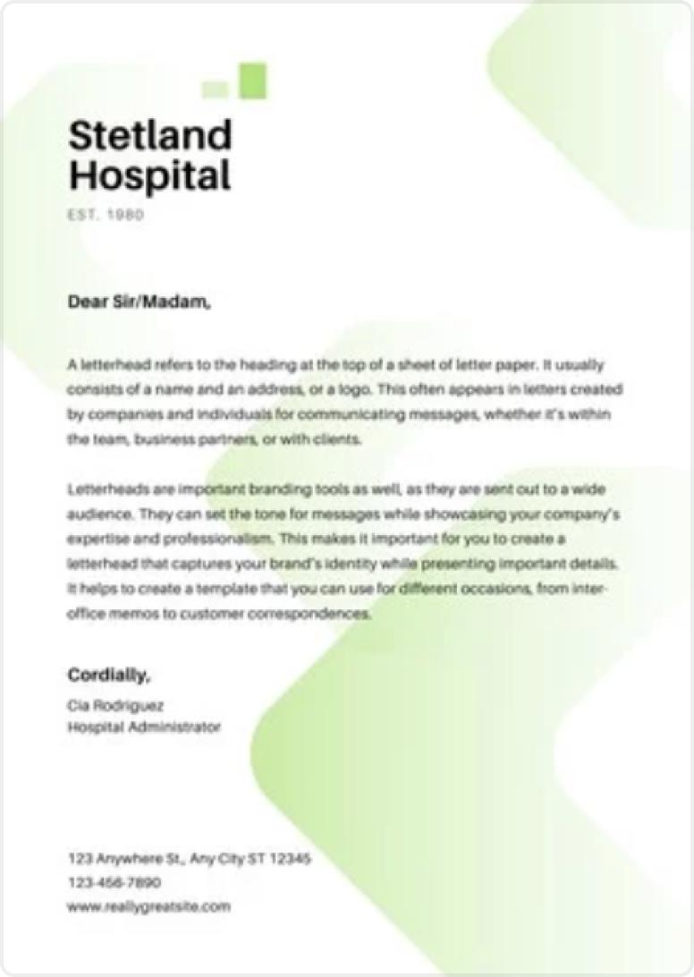 Beautiful, professional letterheads with Canva