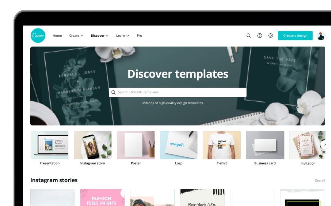 Ideas para baby shower por Canva