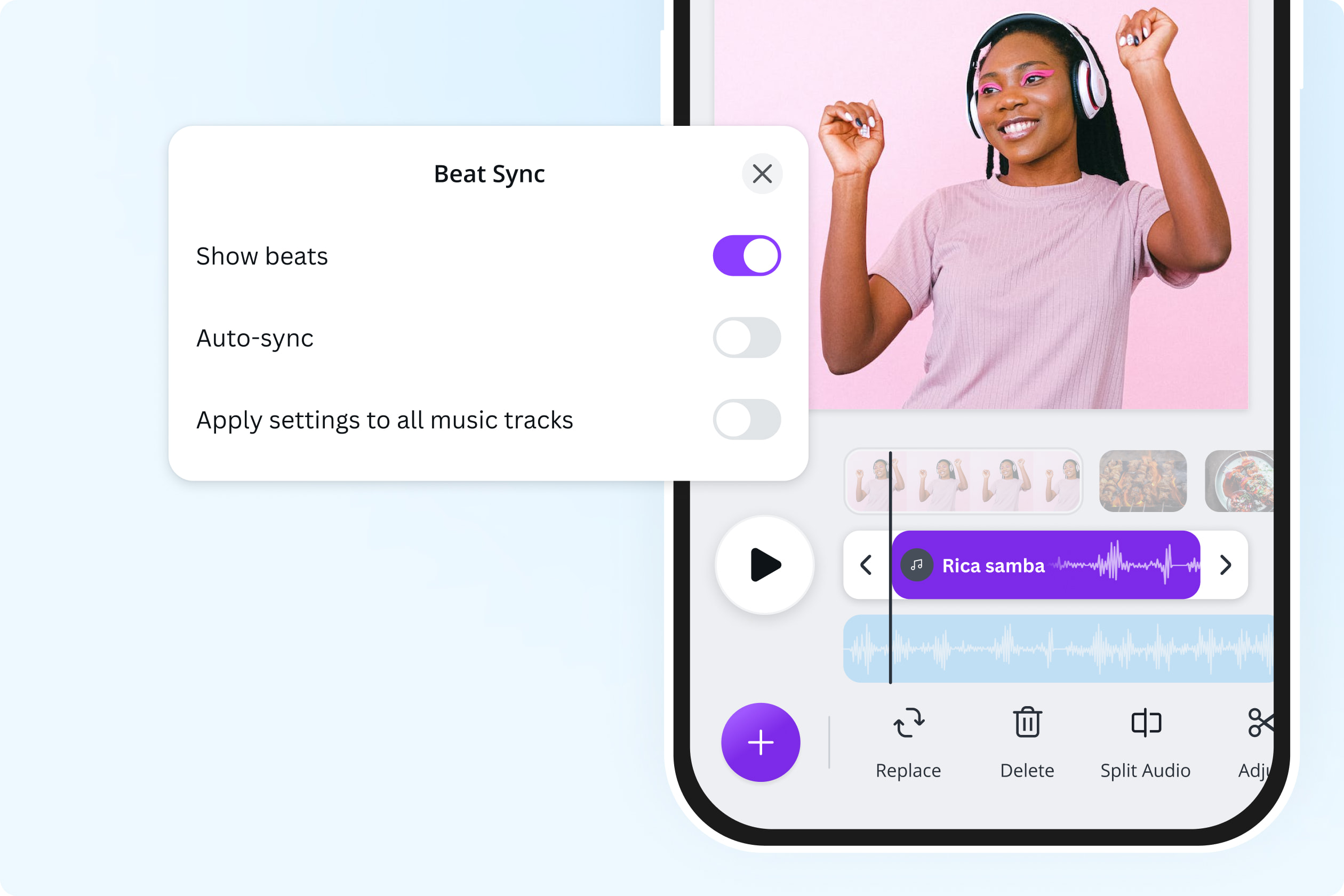 Beat Sync Auto Sync Audio And Video Online Canva