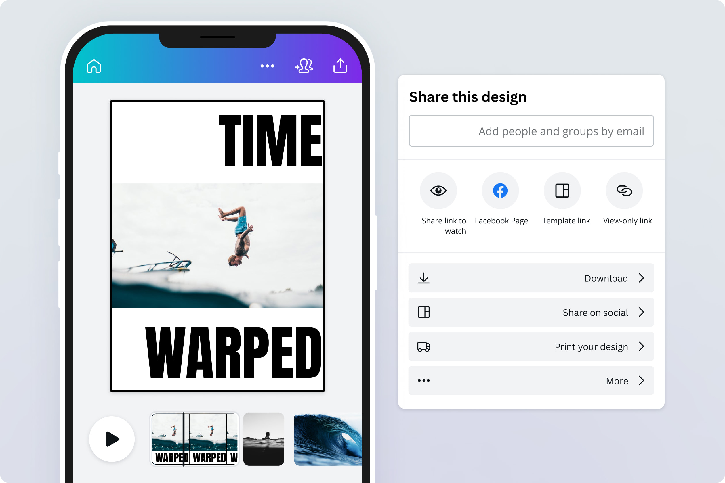 Vídeo em câmera lenta slow motion online gratuito canva