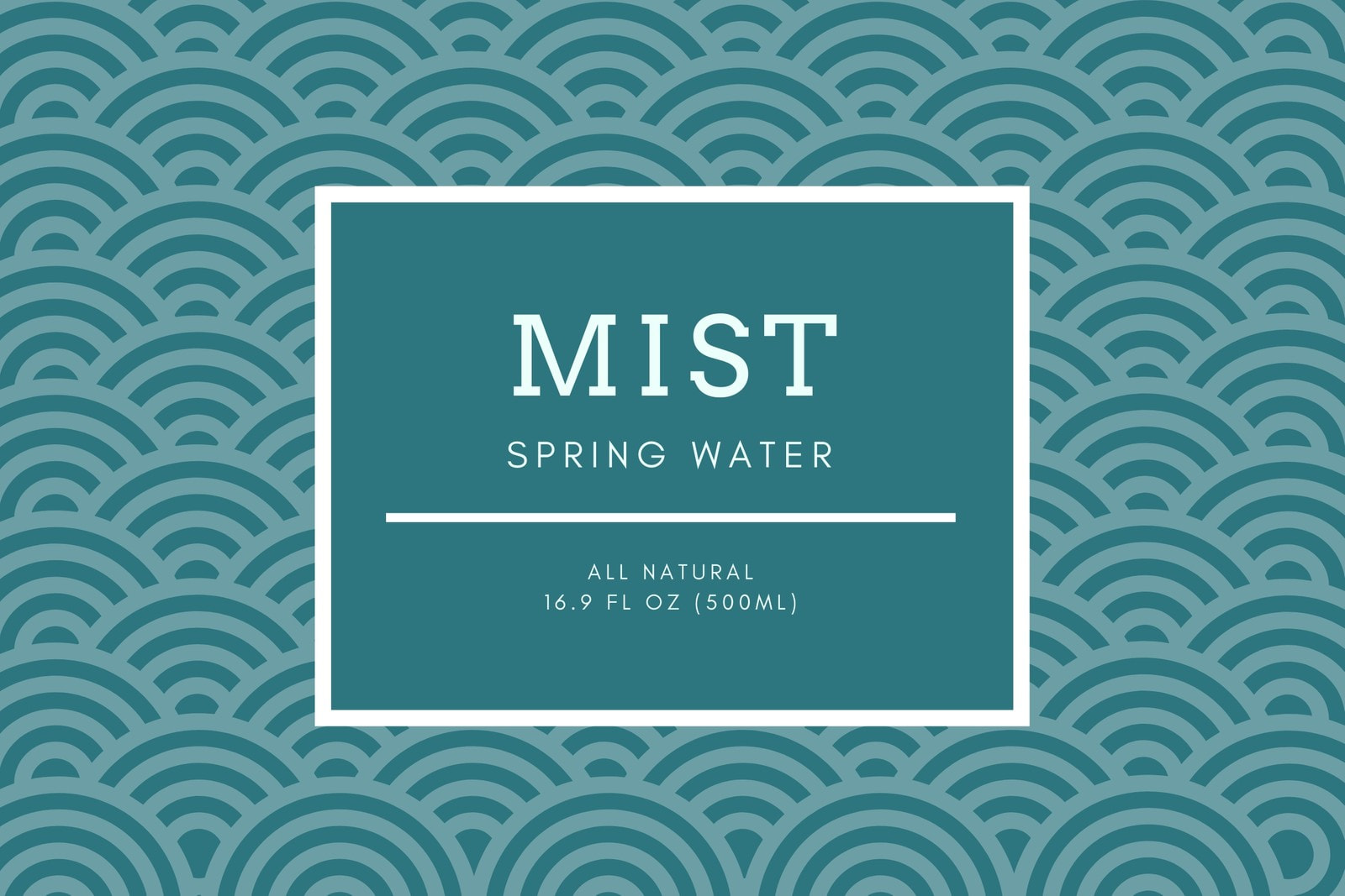 Free Online Water Bottle Label Maker | Canva