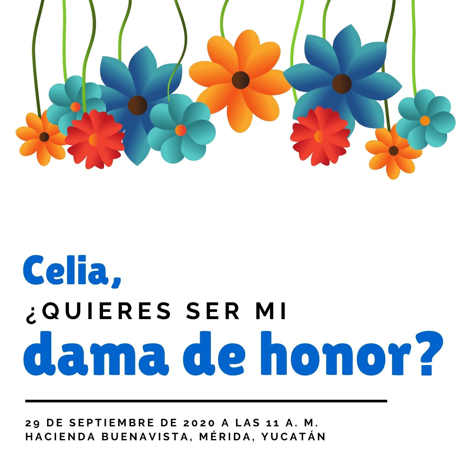 Regalos Para Damas De Honor Tarjeta Quieres Ser Mi Dama De Honor