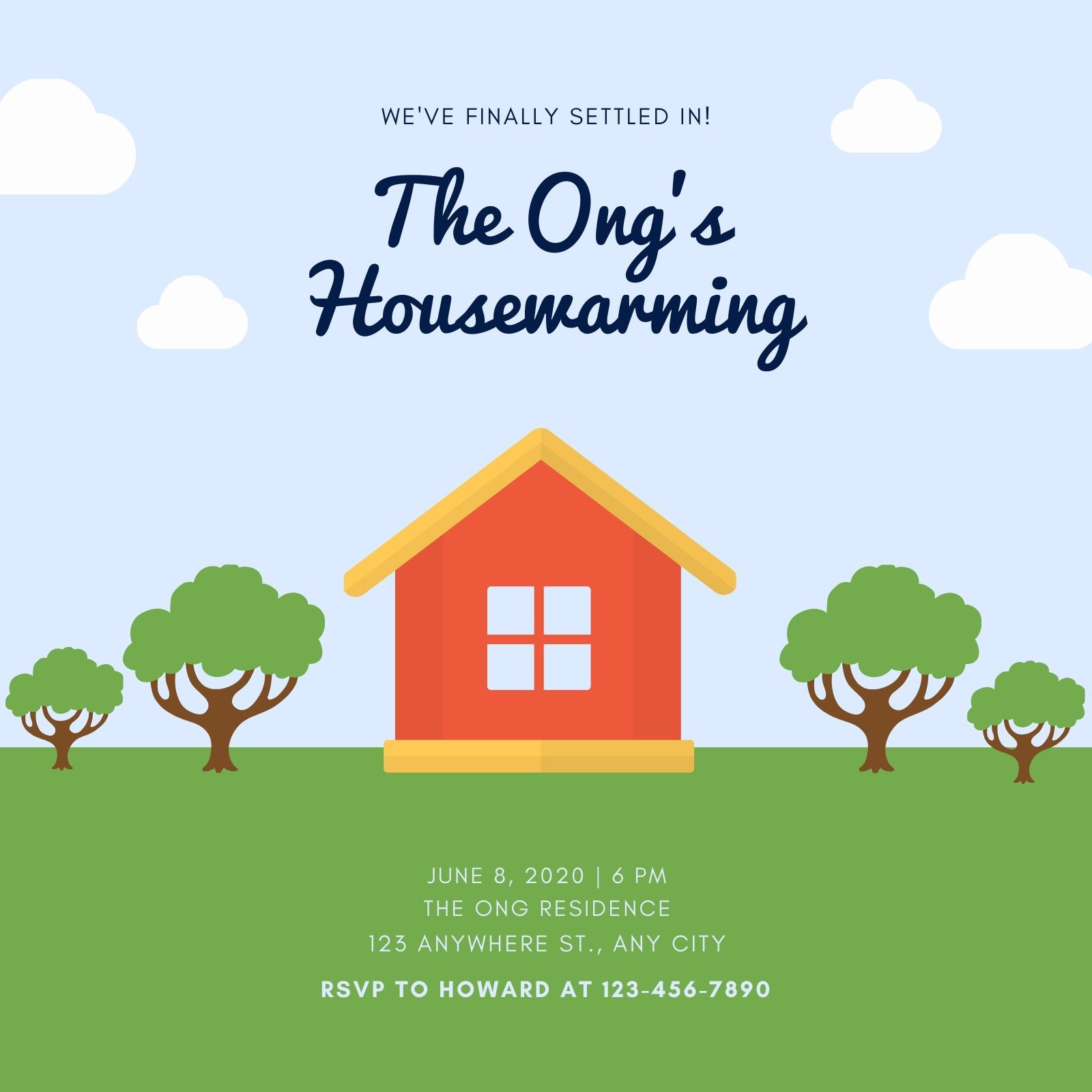 Design Your Own Custom Housewarming Invitations Canva