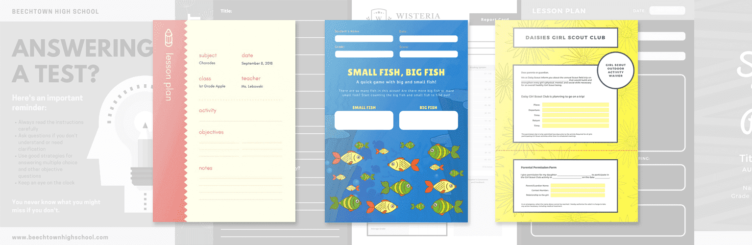 Canvas Math Course Design Templates Free Online Math Lesson Plan Maker | Canva