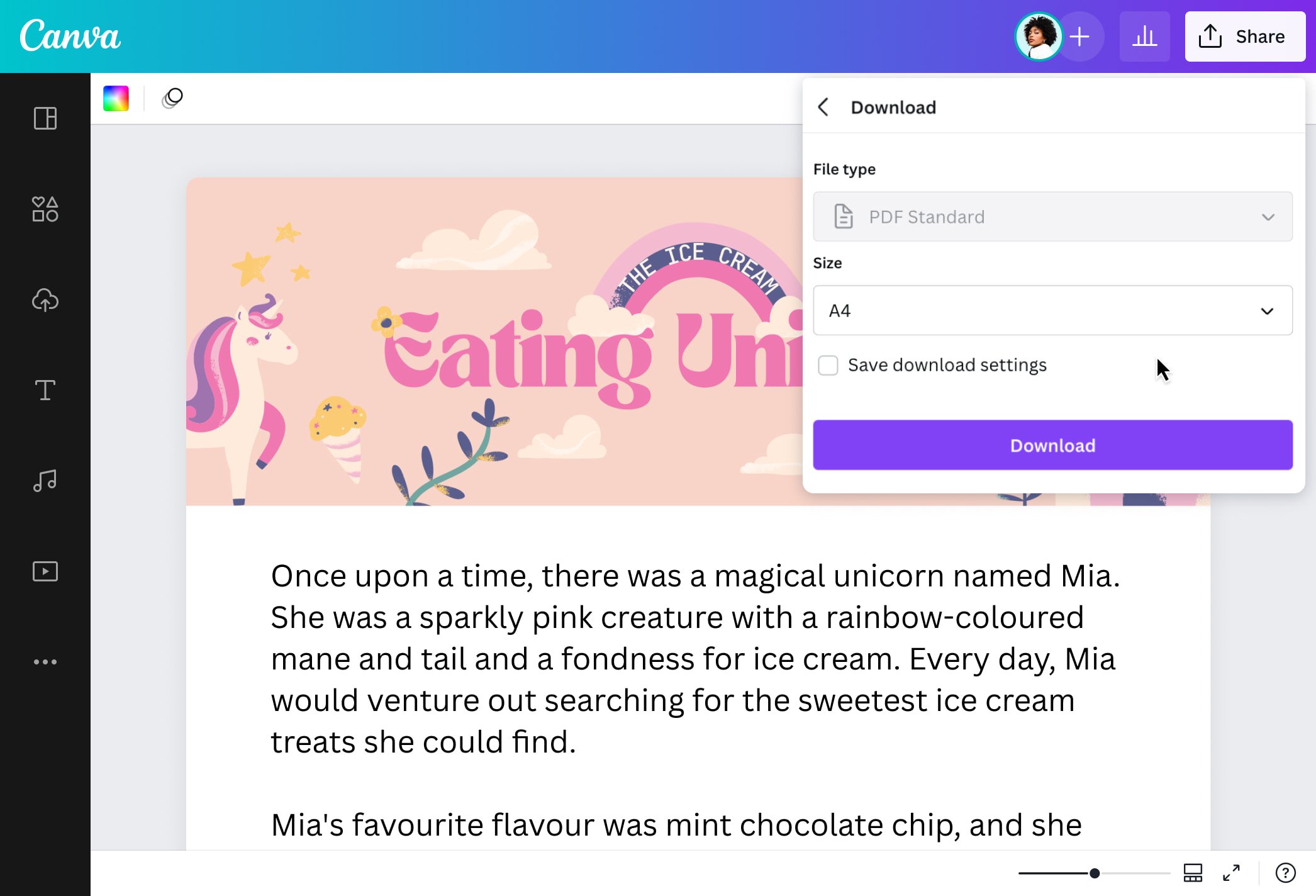 Generador de cuentos e historias con IA gratis | Canva
