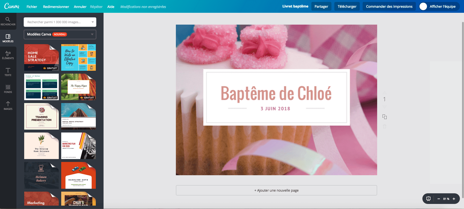 Créez un livret de baptême - facile & gratuit | Canva
