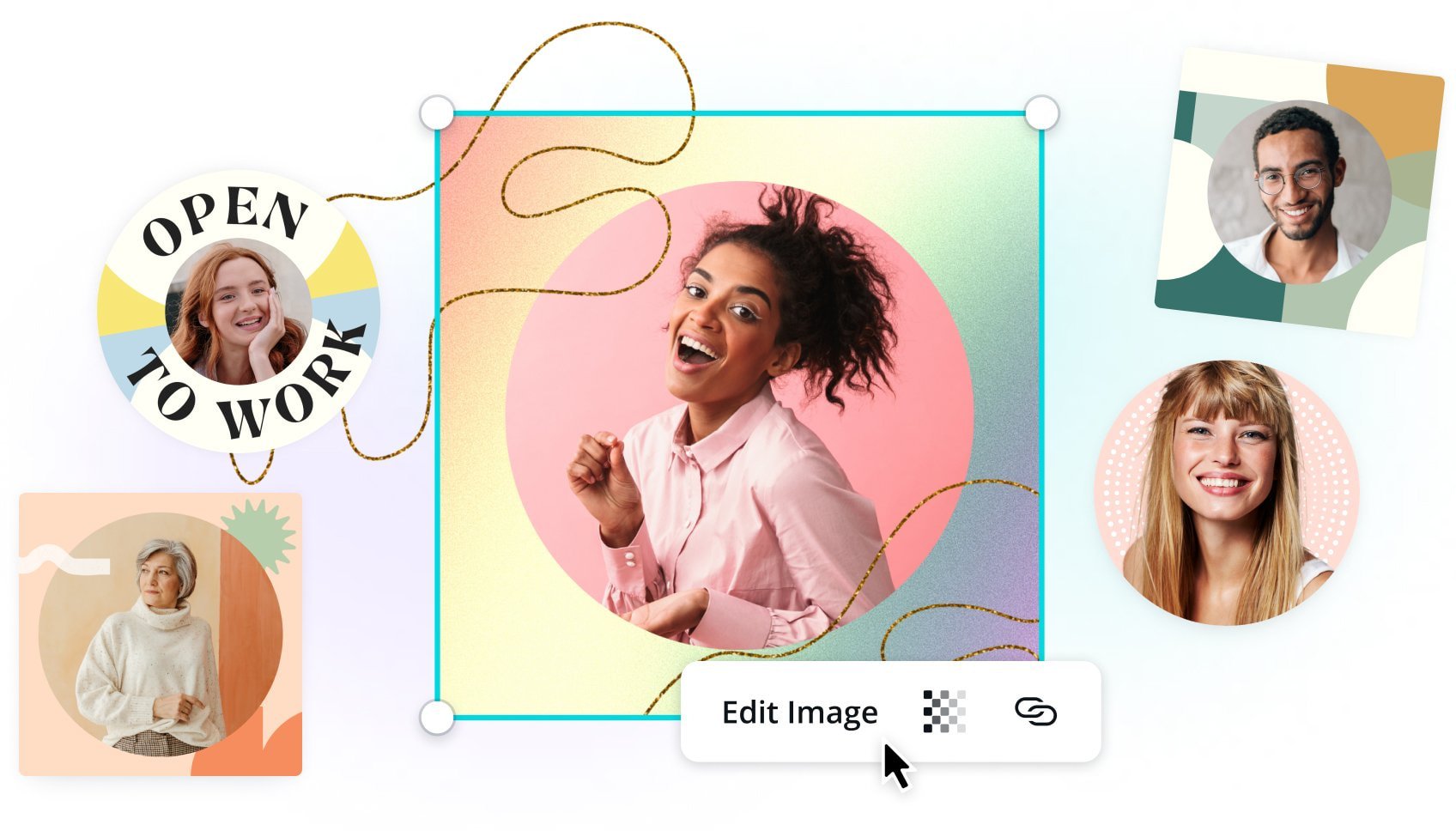 Darmowy generator zdjęć profilowych Canva