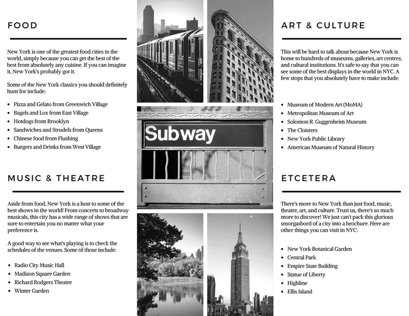 El diseño de trípticos que hará destacar tu negocio [con plantillas ...