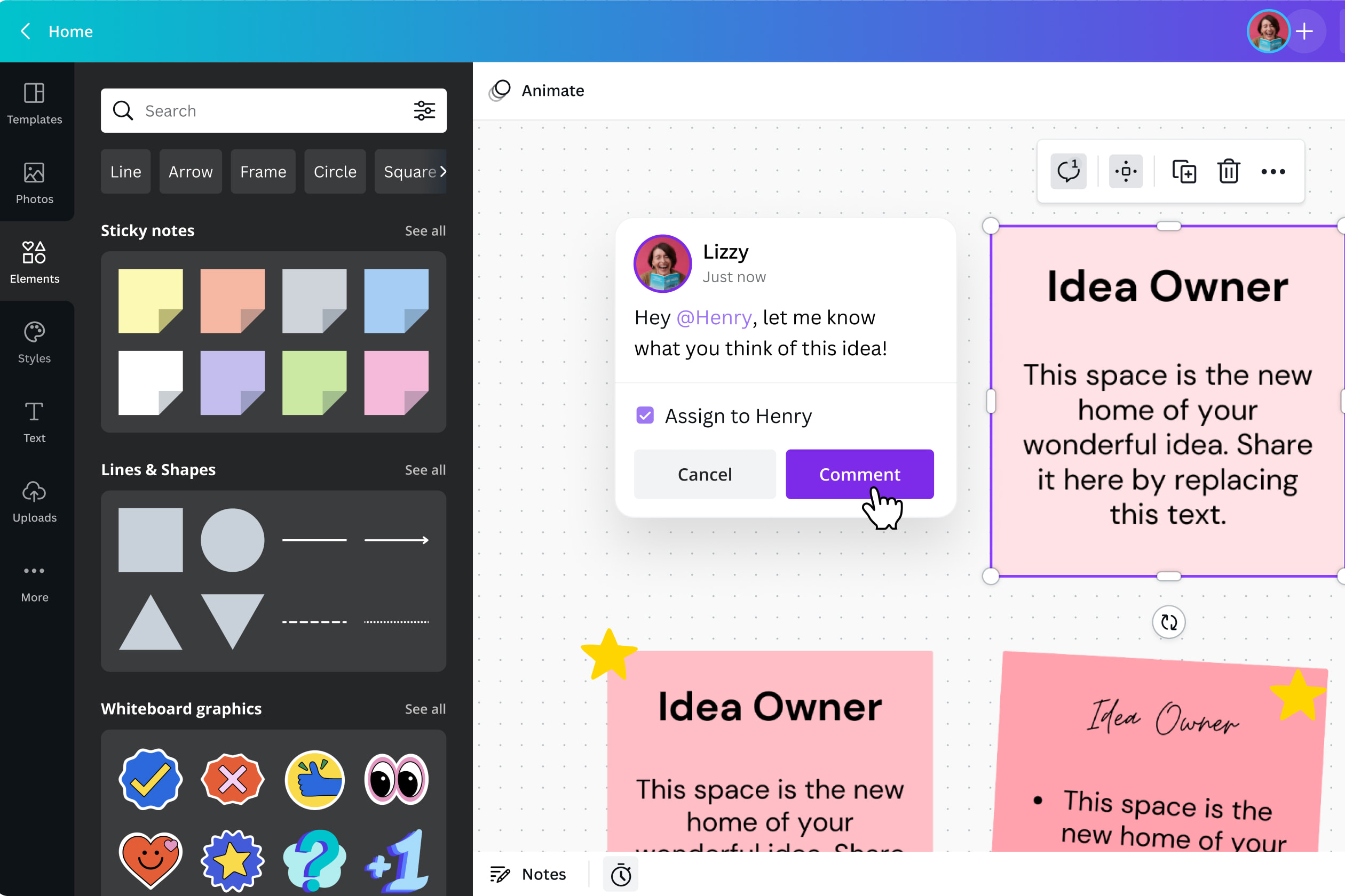 オンライン付箋 - 無料のホワイトボードツール | Canva