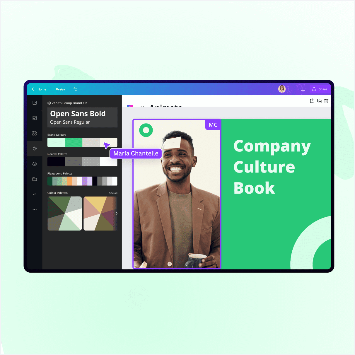 Content creation tools to help you design faster | Canva Teams