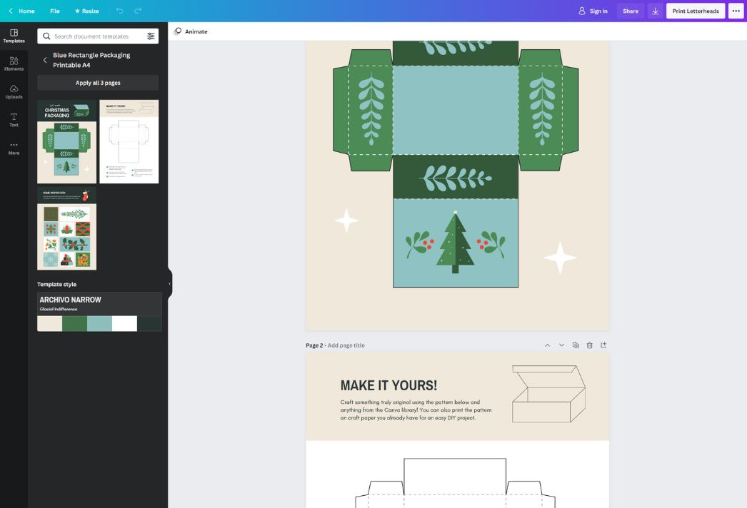 "Cách Thiết Kế Hộp Giấy Trên Canva": Bí Quyết Tạo Nên Tác Phẩm Độc Đáo!