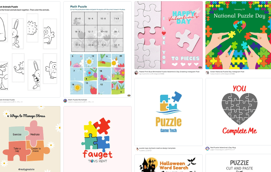 ジグソーパズル作成!おしゃれなデザインを簡単に作れるAI搭載の無料アプリ | Canva(キャンバ)