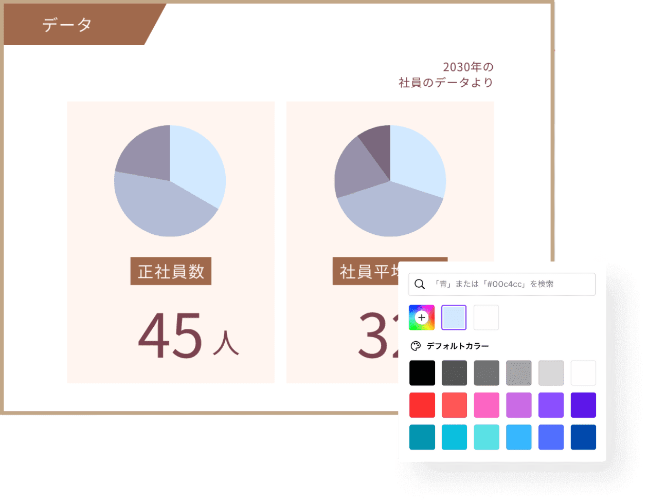 フリー円グラフ作成ツール | Canva