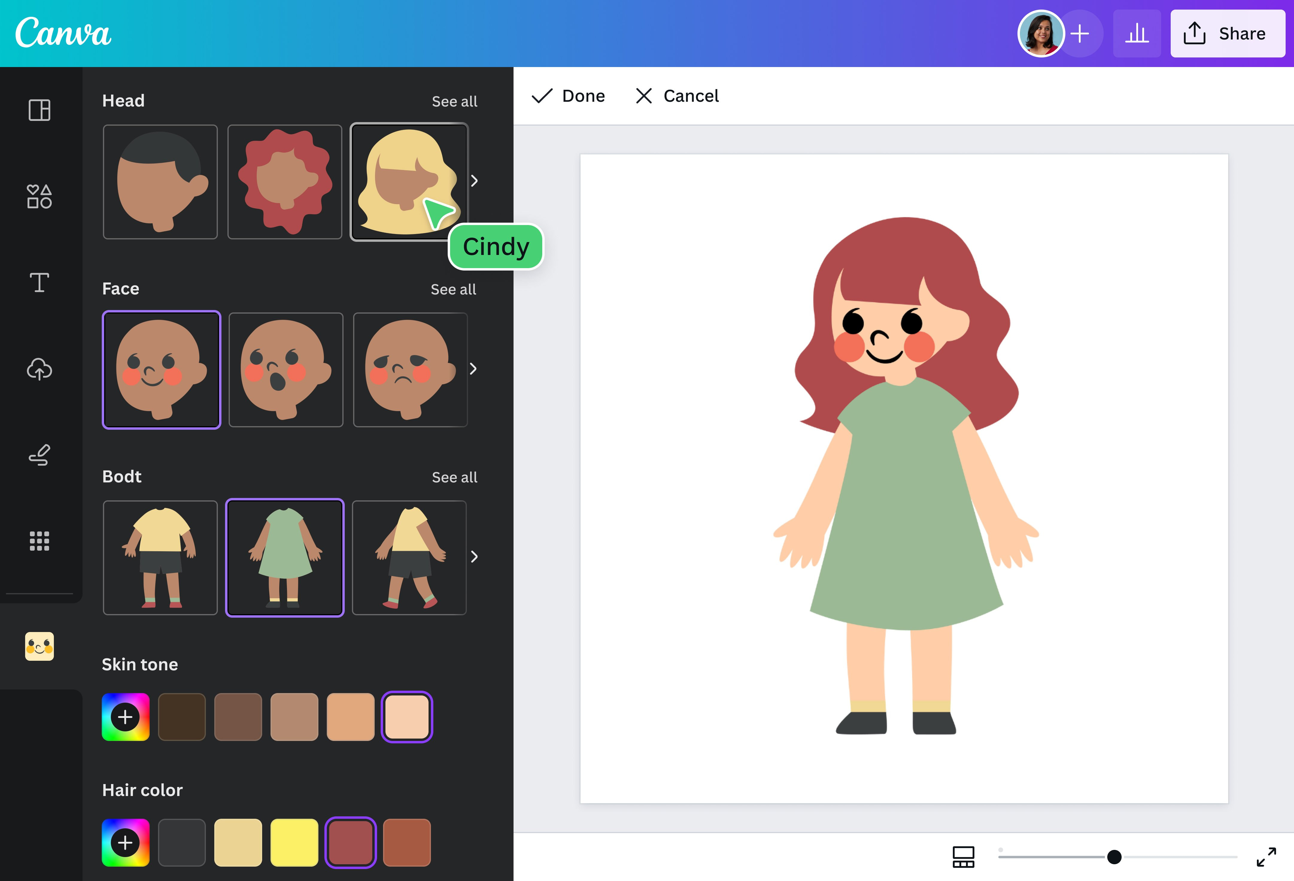 Free AI Avatar Generator And Online AI Maker Canva