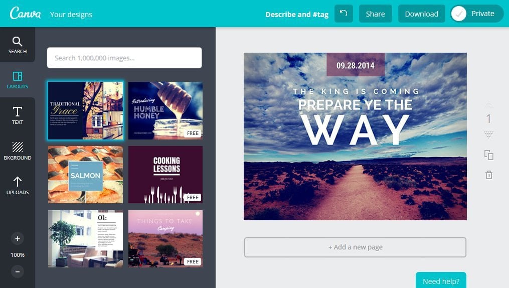 Create a Church Presentation in Canva