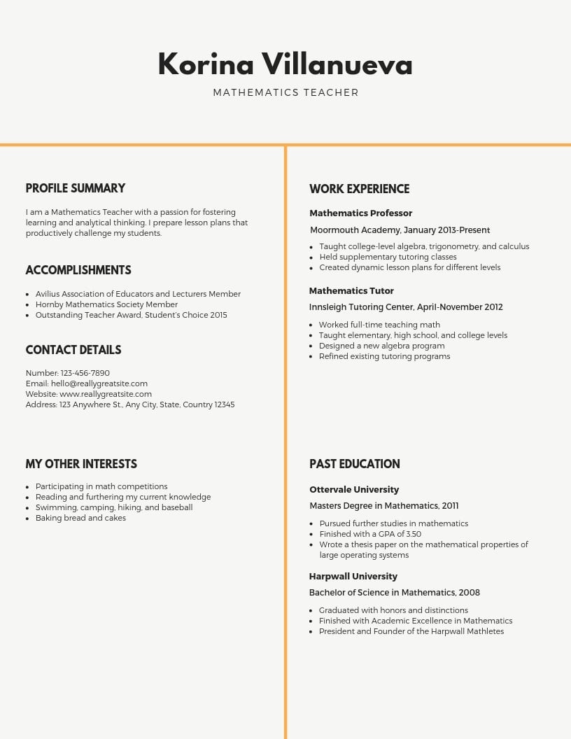 Download Emphasize Career Highlights On Your Resume By Using Color Strategically SVG Cut Files