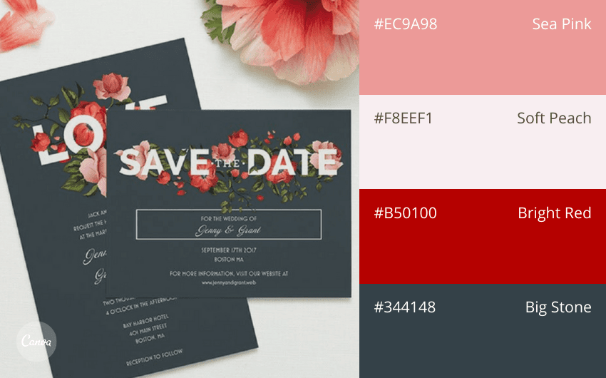 25 Perfect Wedding Color Combinations