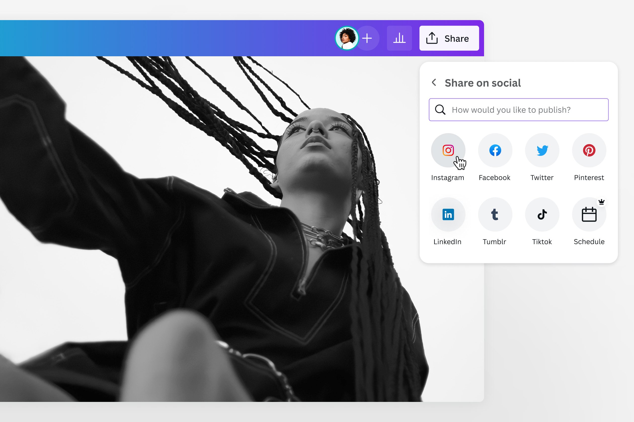 SchwarzWeißFilter Bilder in SchwarzWeiß umwandeln Canva