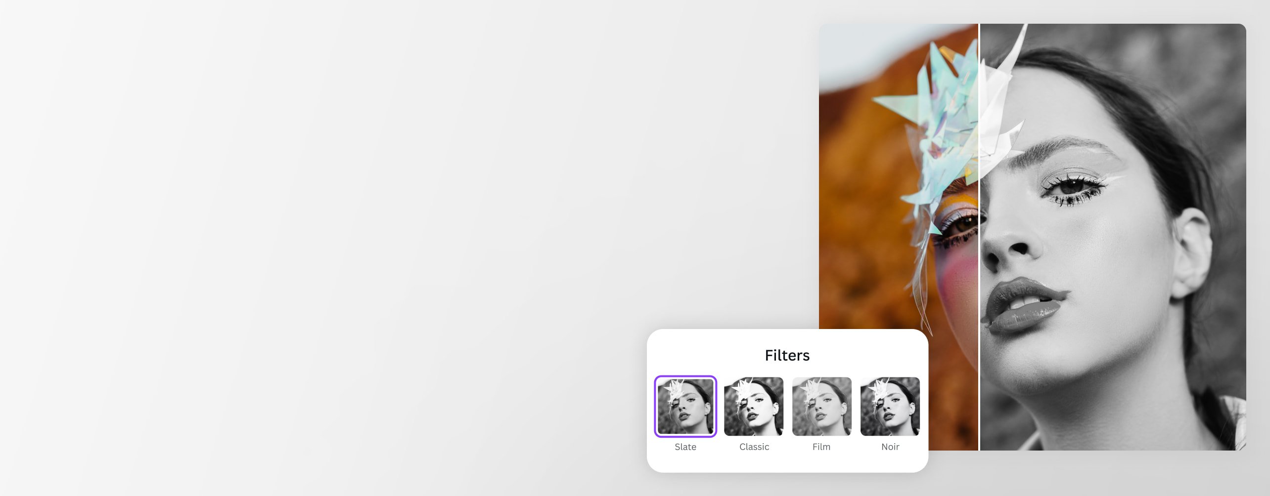 SchwarzWeißFilter Bilder in SchwarzWeiß umwandeln Canva