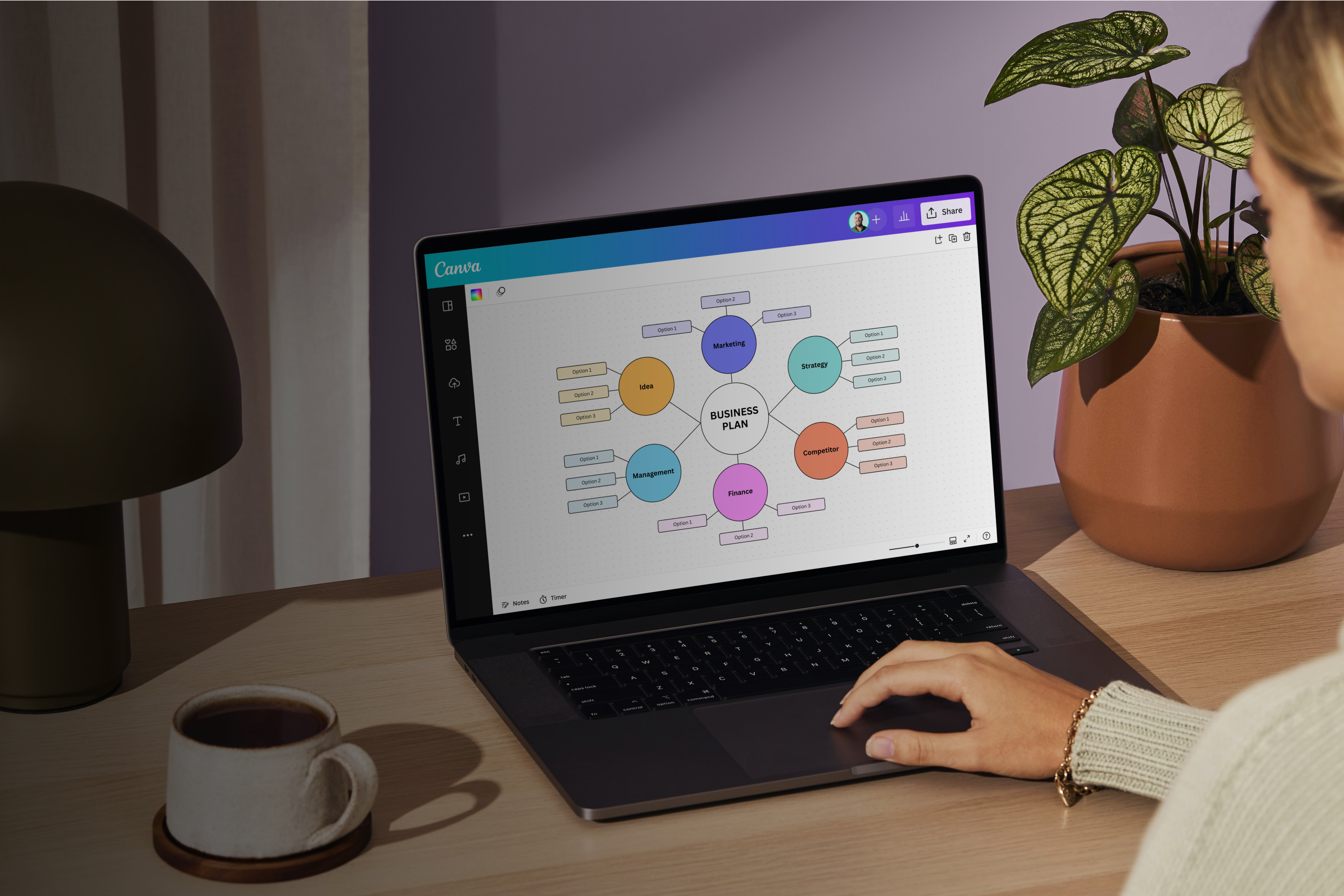 المخطط البياني: أداة رسم المخططات البيانية أونلاين مجاناً - Canva