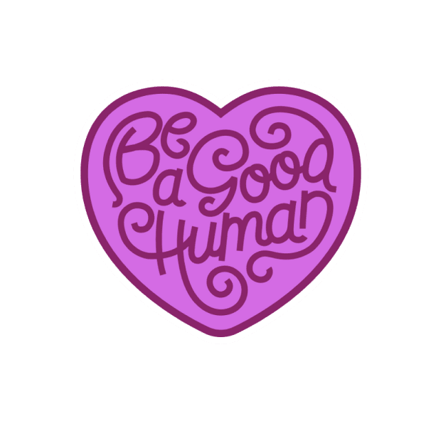 Be a good human logo