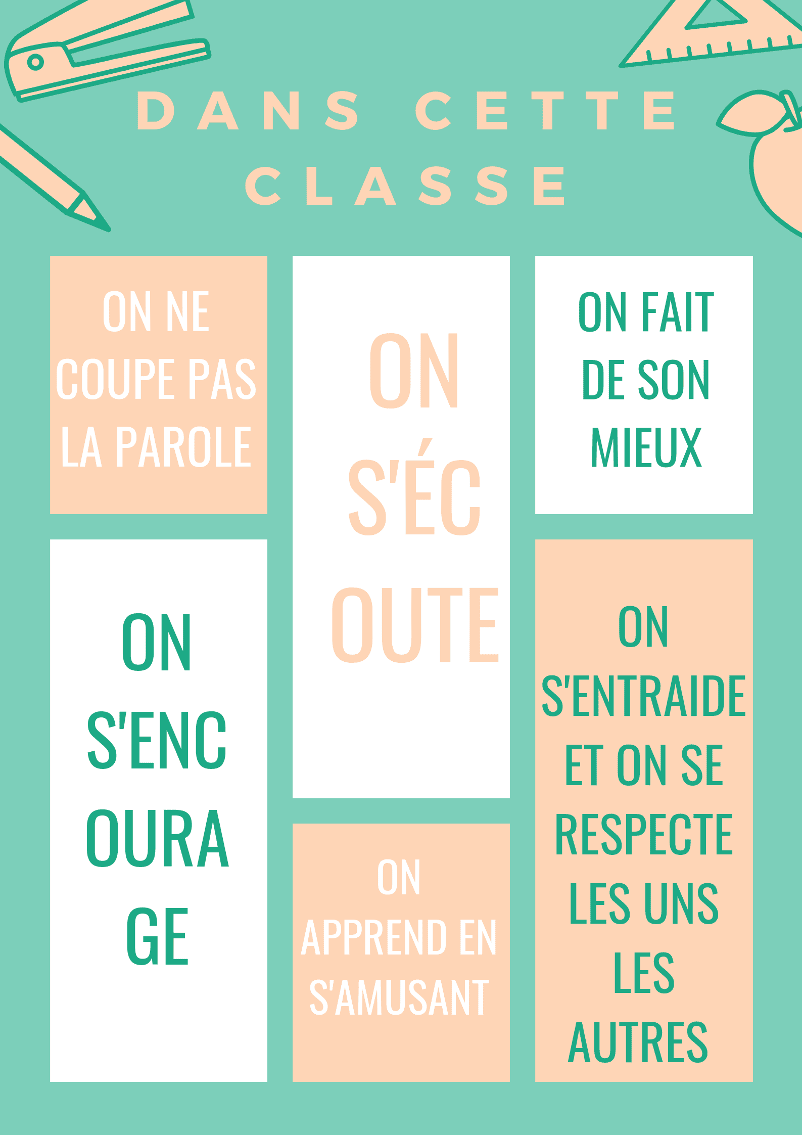 Les plus belles affiches pour votre salle de classe | Canva
