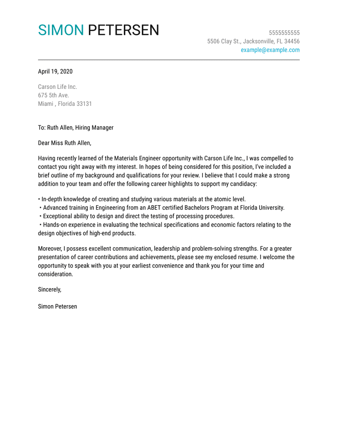 Job Application Letter Sample Easy Primary Concept Comfortable