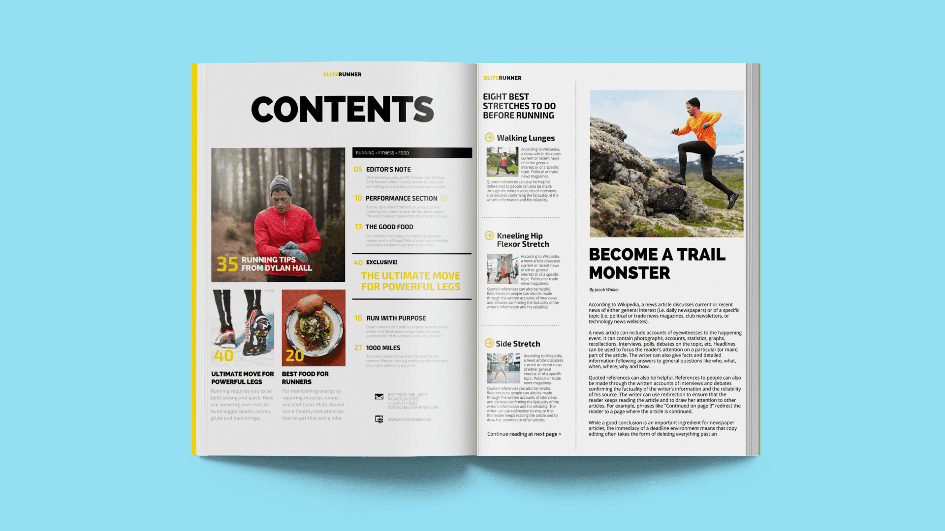 Magazine Design： Fonts ＆ Grid System