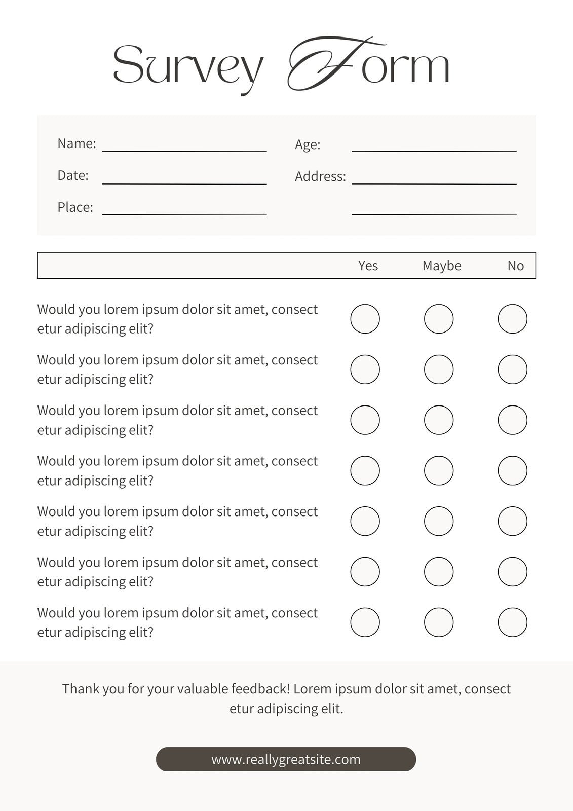 Free Online Form Builder - Custom Form Creator | Canva