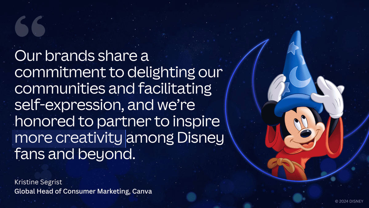 Bringing the charm of Disney to Canva designs, image size:1200x675