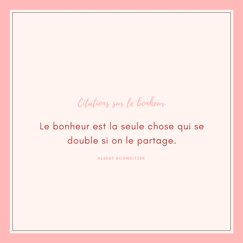 Citation Sur Le Bonheur Seul