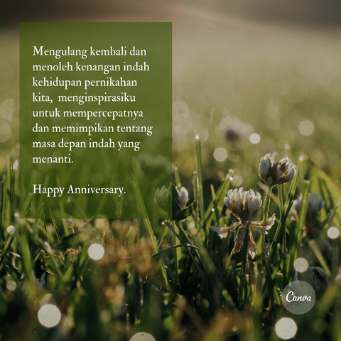 Kumpulan Kata Kata Anniversary Singkat Dengan Gambar Canva