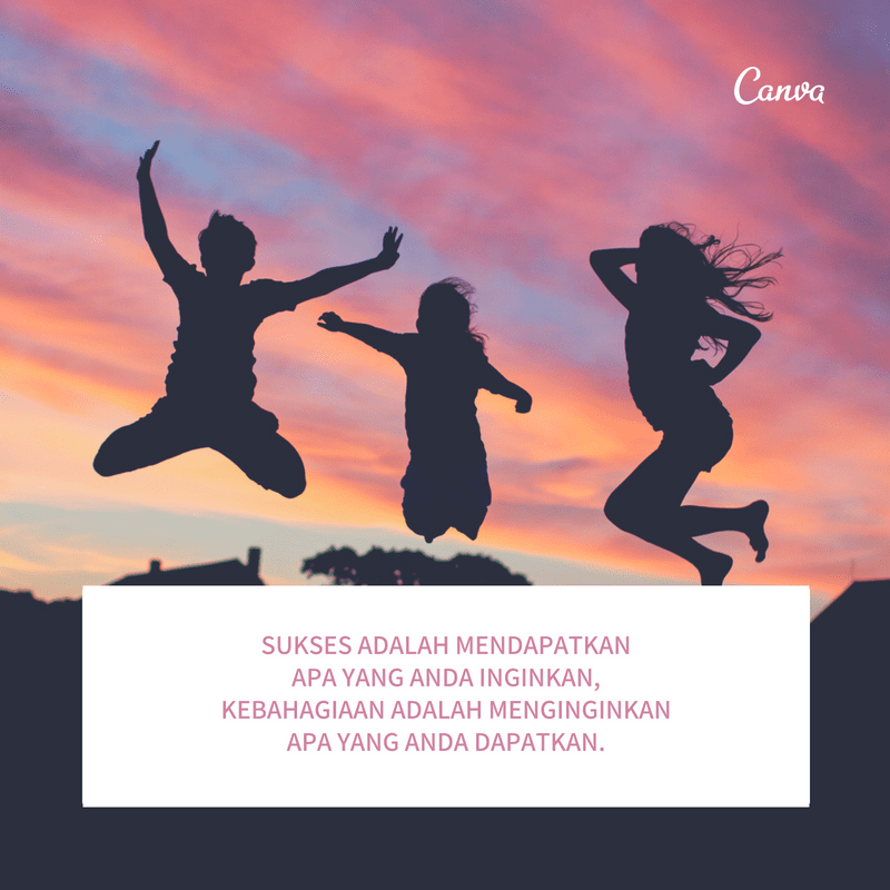 Kata Kata Bahagia Buatmu Tersenyum Dengan Gambar Canva