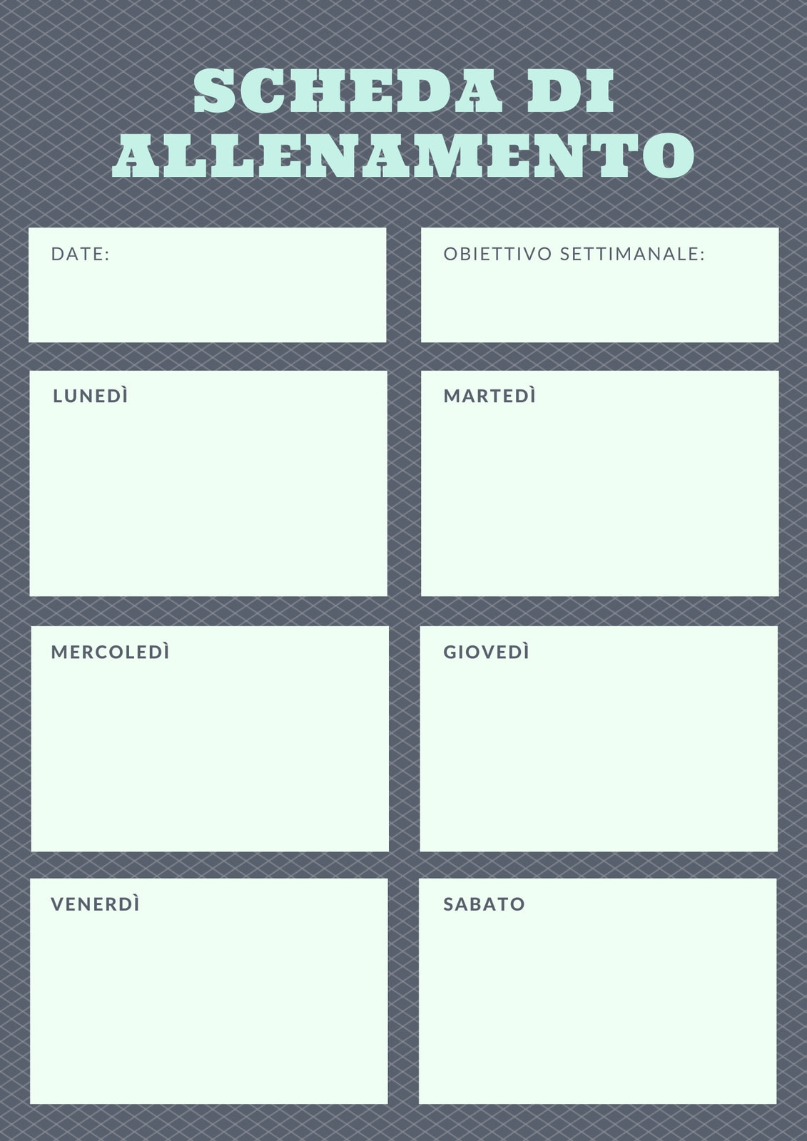 Crea il tuo programma di allenamento personalizzato gratis | Canva
