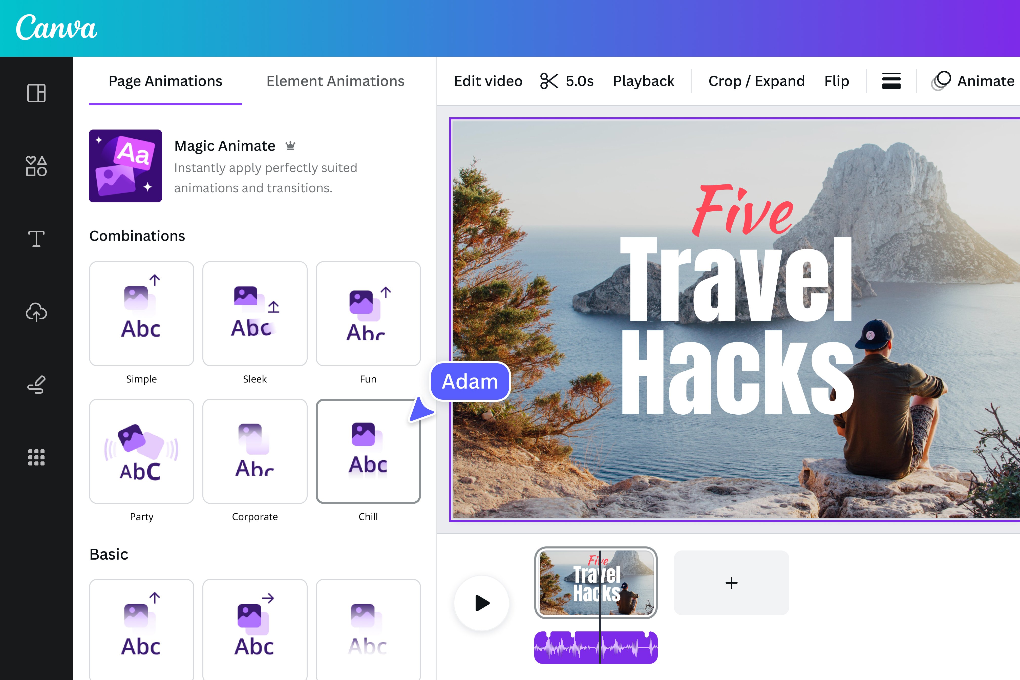 Generador de Video con IA: Herramienta de IA de Texto a Video | Canva