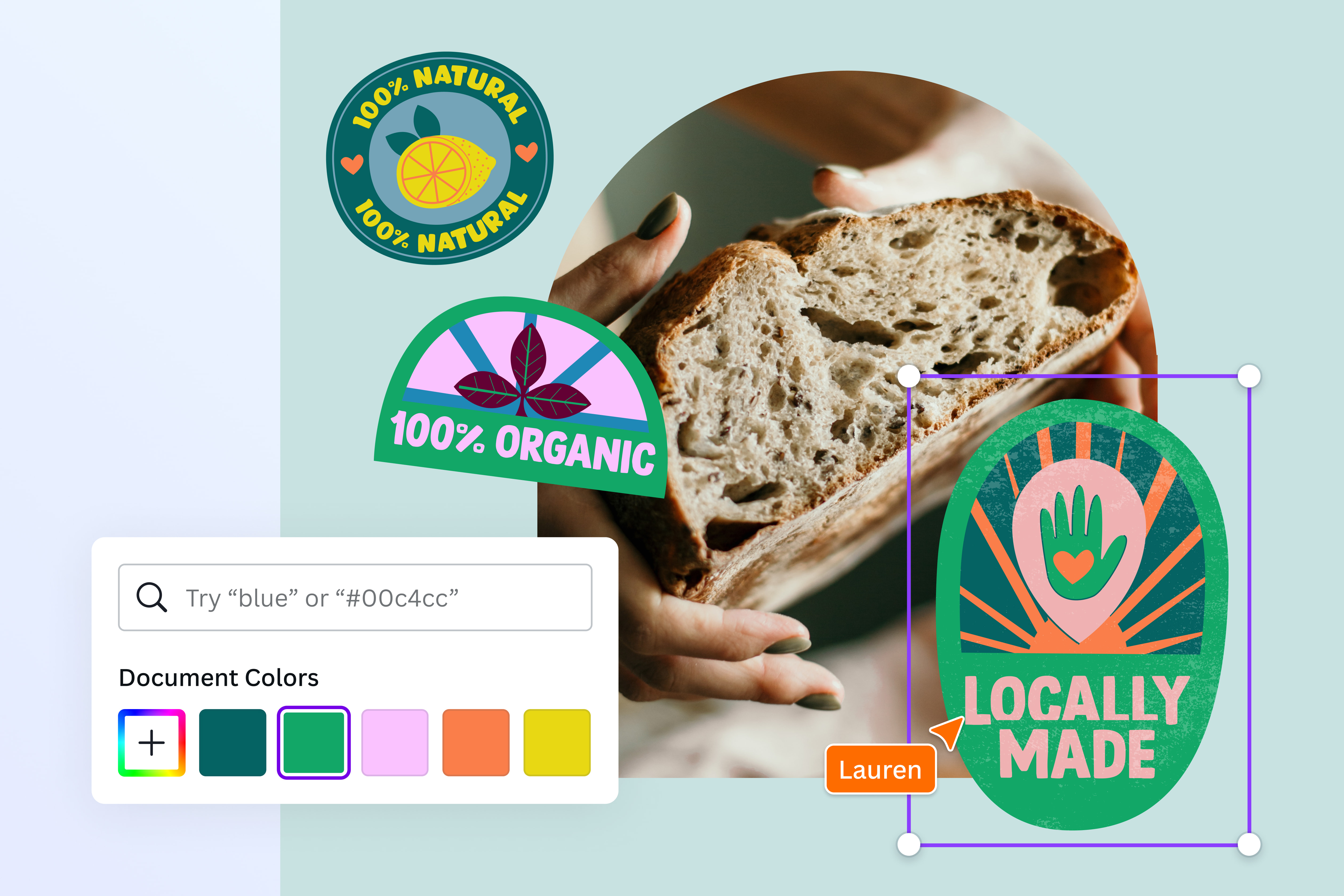 Customize your chosen clipart