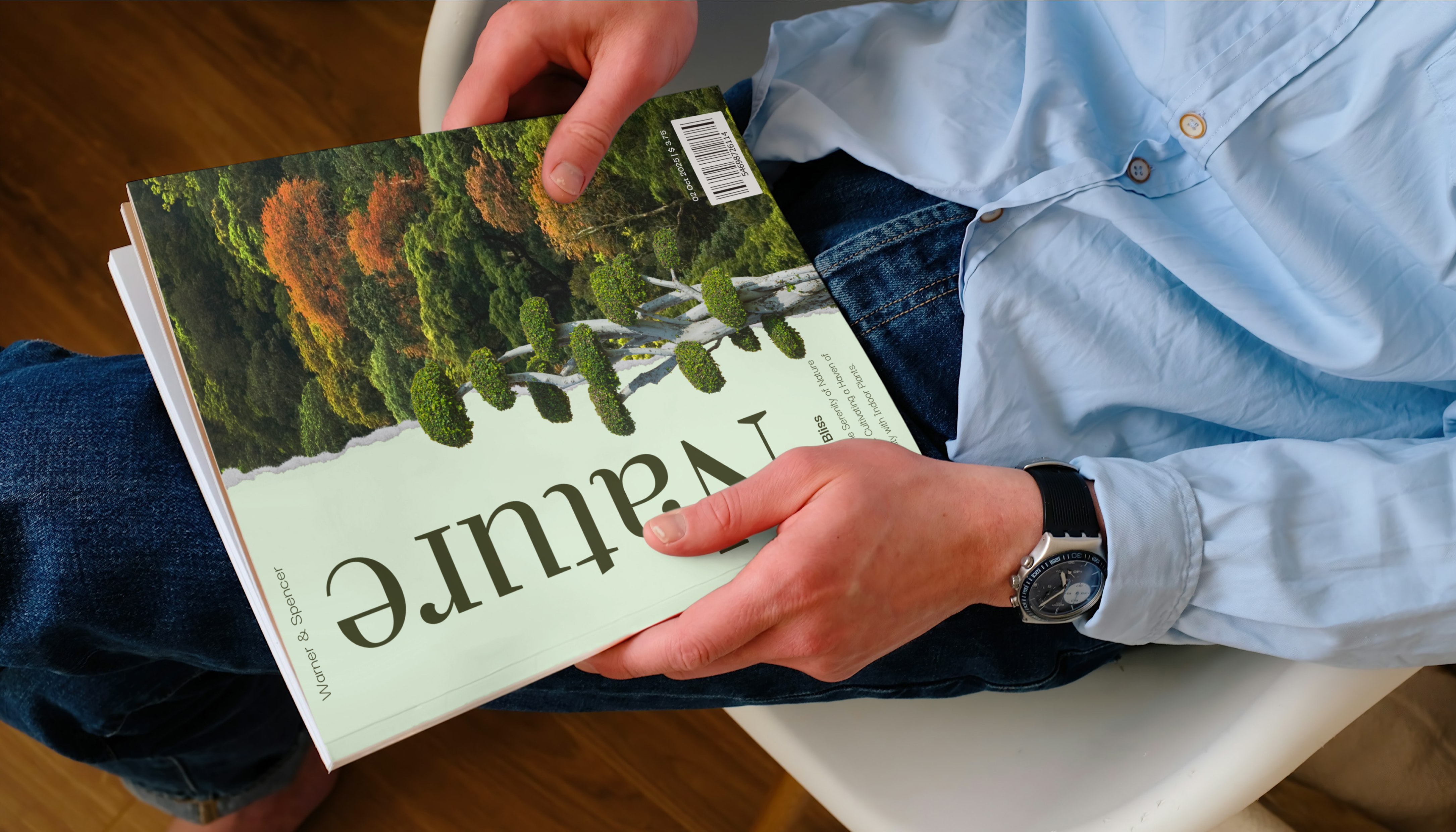 Mockups Magazine Example Crear mockups de revistas gratis - Mockups de magazines | Canva
