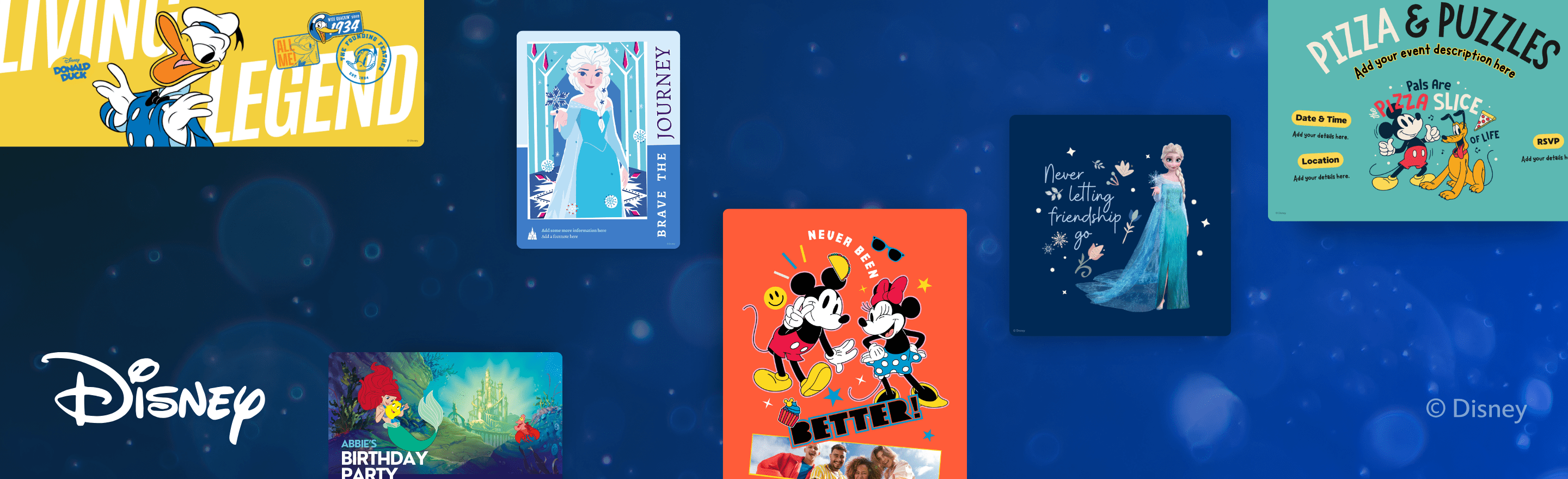 Entdecke die Disney-Kollektion auf Canva