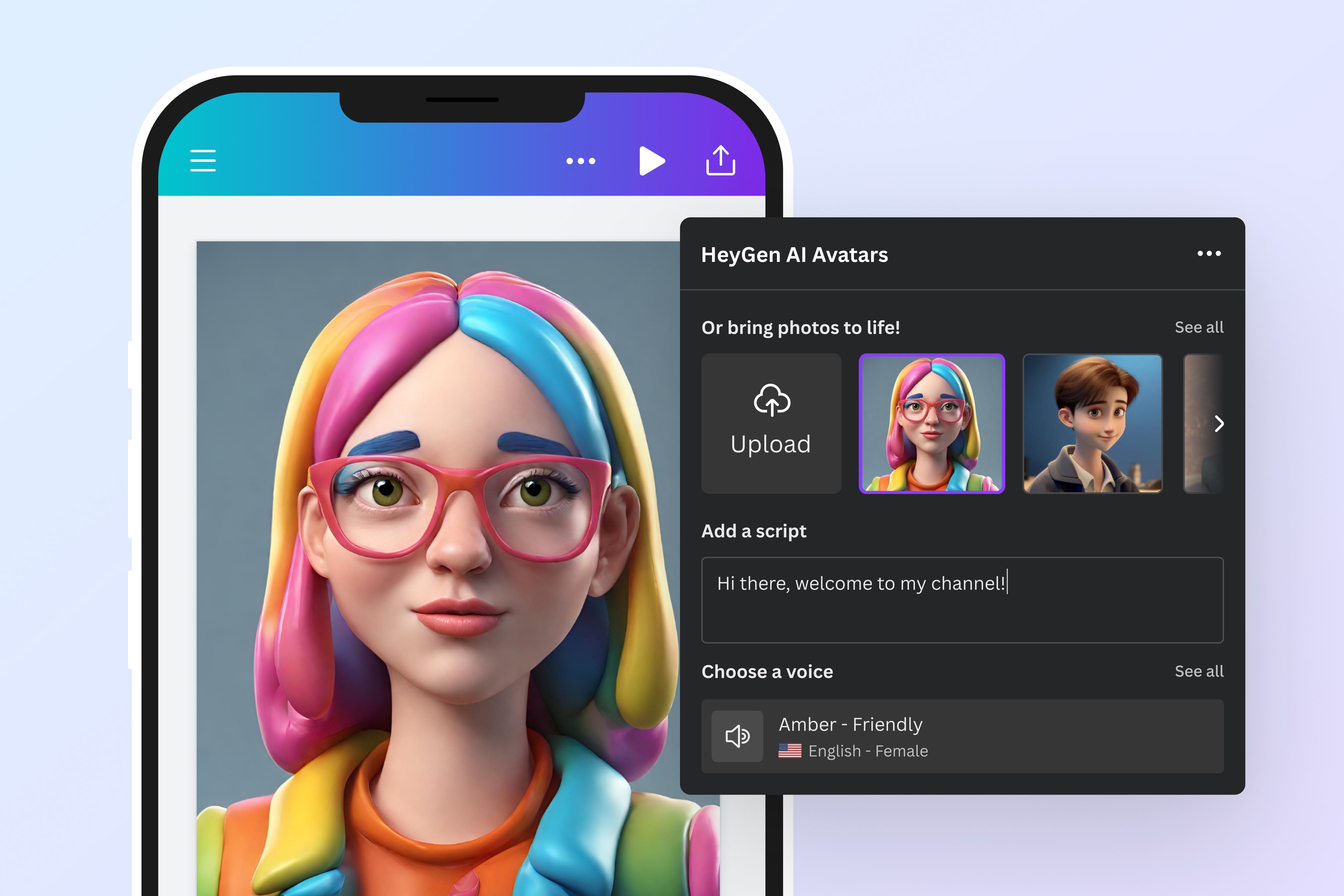 Crear videos con IA - Videos con inteligencia artificial | Canva