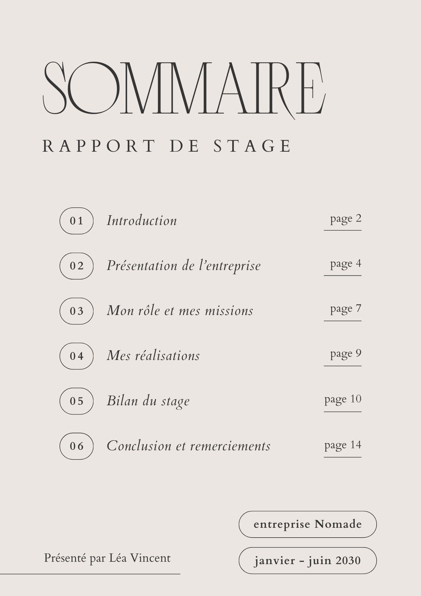 Exemple De Rapport De Stage Master Le Meilleur Exemple 22 Exemples De
