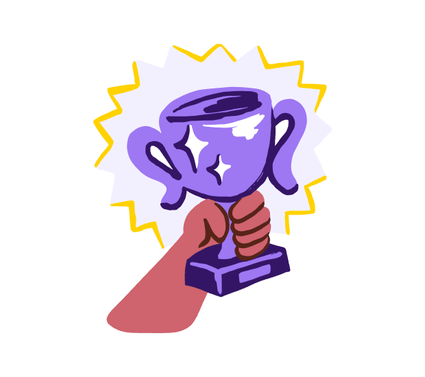 A trophy graphic