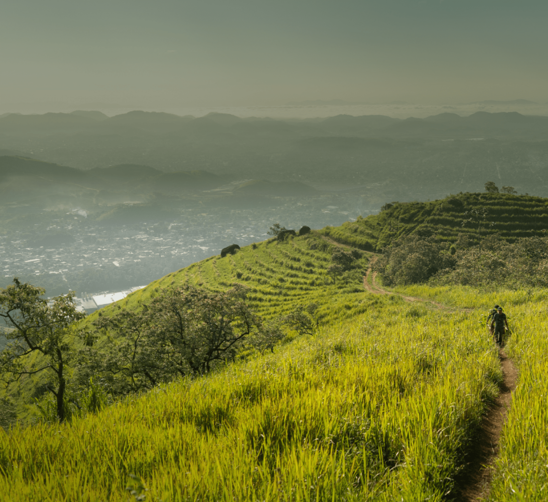 A photo of a hill