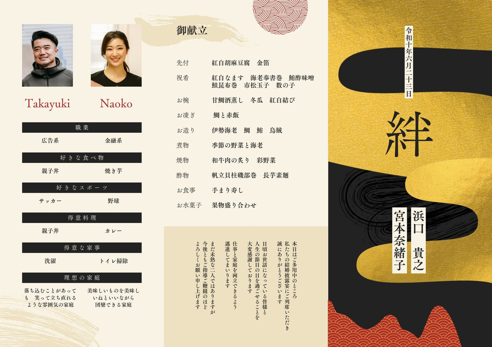 結婚式プロフィールブックを簡単手作り！すぐに使える30点の