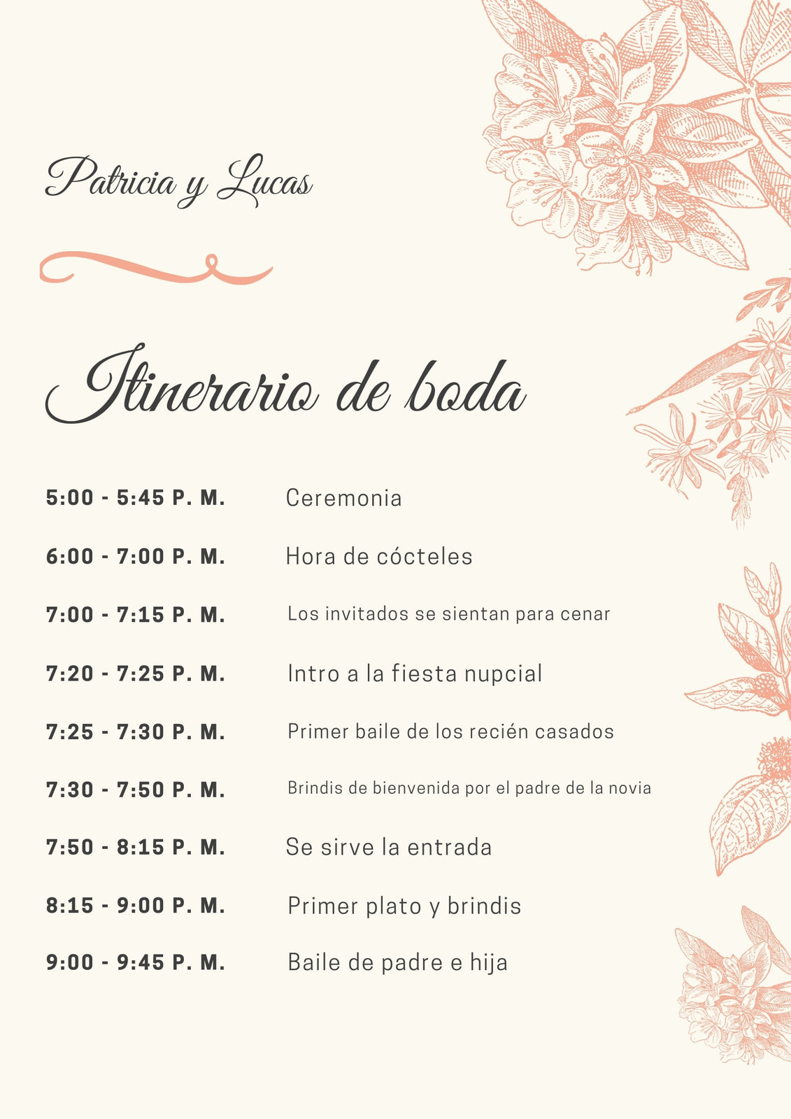 Esquema Del Programa De La Ceremonia Esta Mañana Asistimos A La