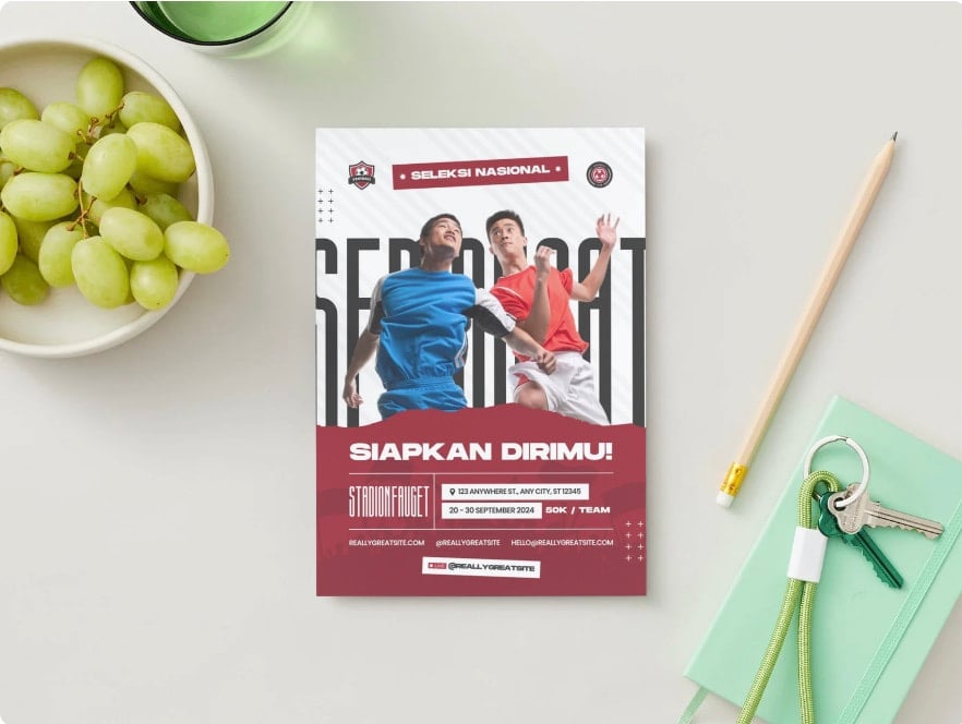 Pendesain Pamflet Gratis Buat Pamflet Online Canva