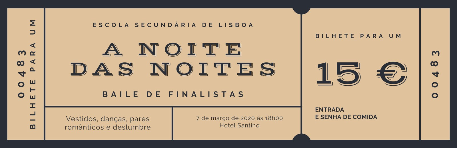 Fazer bilhetes online, criar todo tipo de bilhetes - Canva
