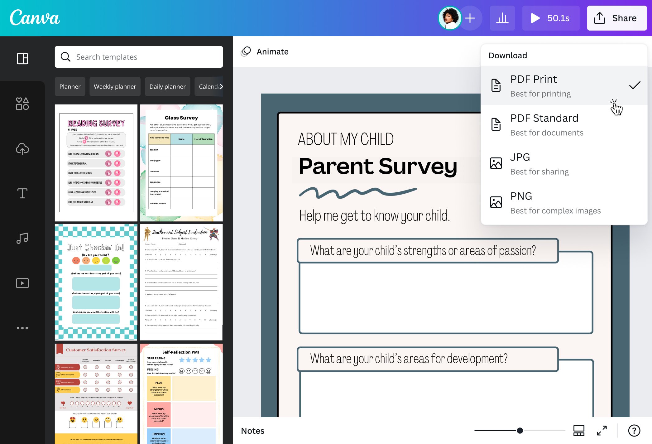 Créer une enquête de satisfaction gratuitement en ligne | Canva