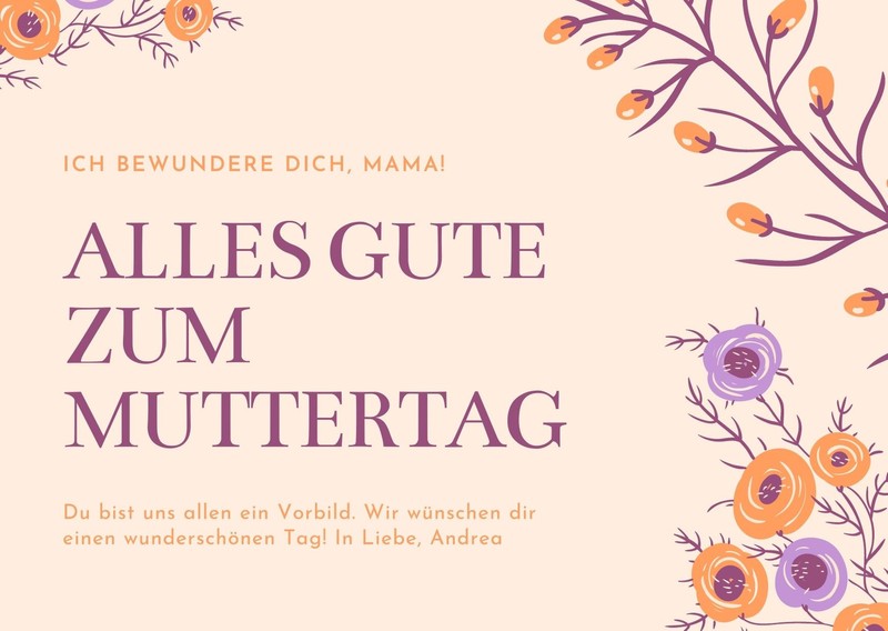 Muttertagskarte Von Twizler – Mit Liebevollem Text & Badewannen-Motiv – Inkl. Umschlag