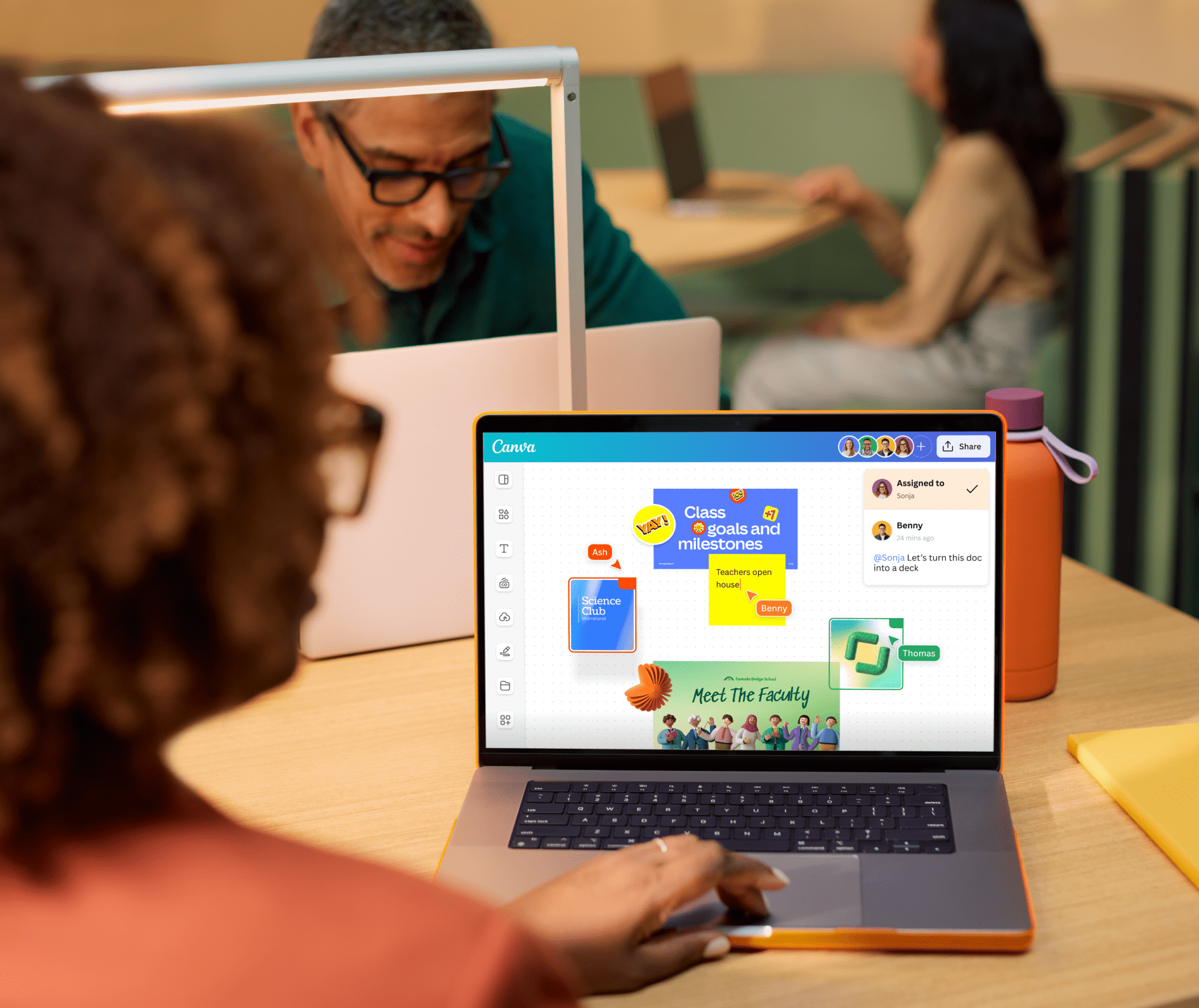 Get Canva for your K-12 school - 100% free.